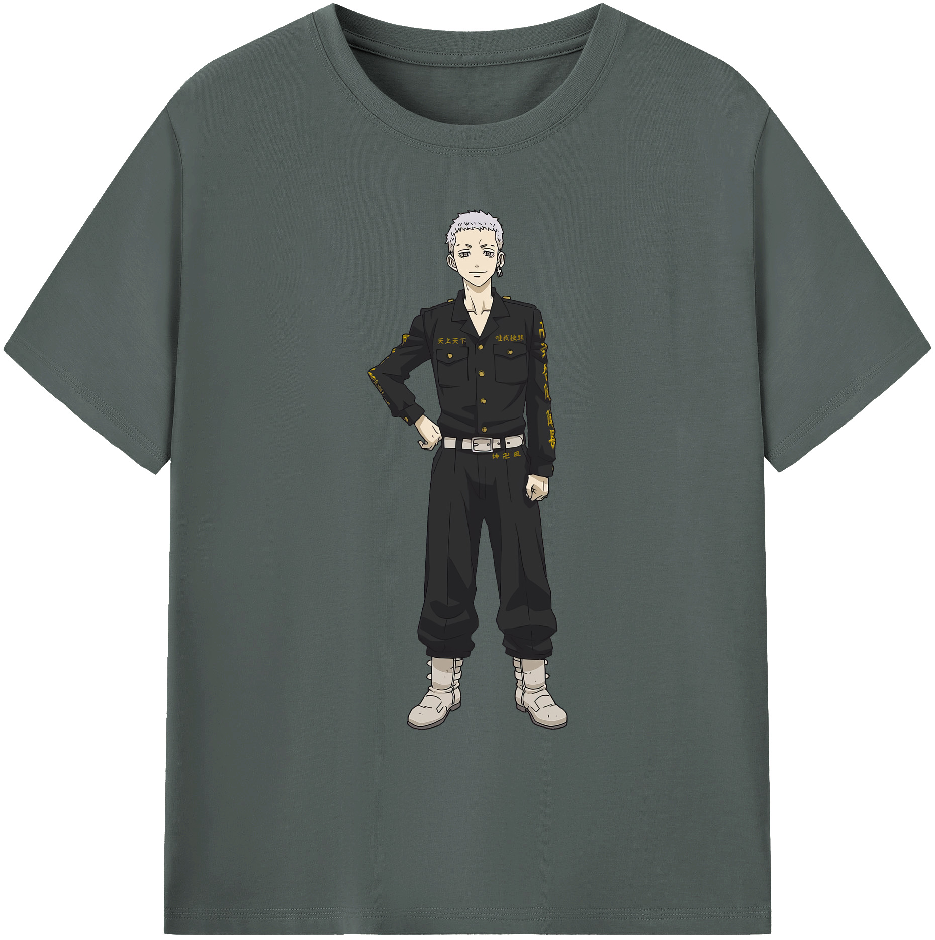 （画像用） 東京リベンジャーズ Tokyo Revengers 綿100％ メンズ半袖Tシャツ｜肌触りやわらか＆通気性